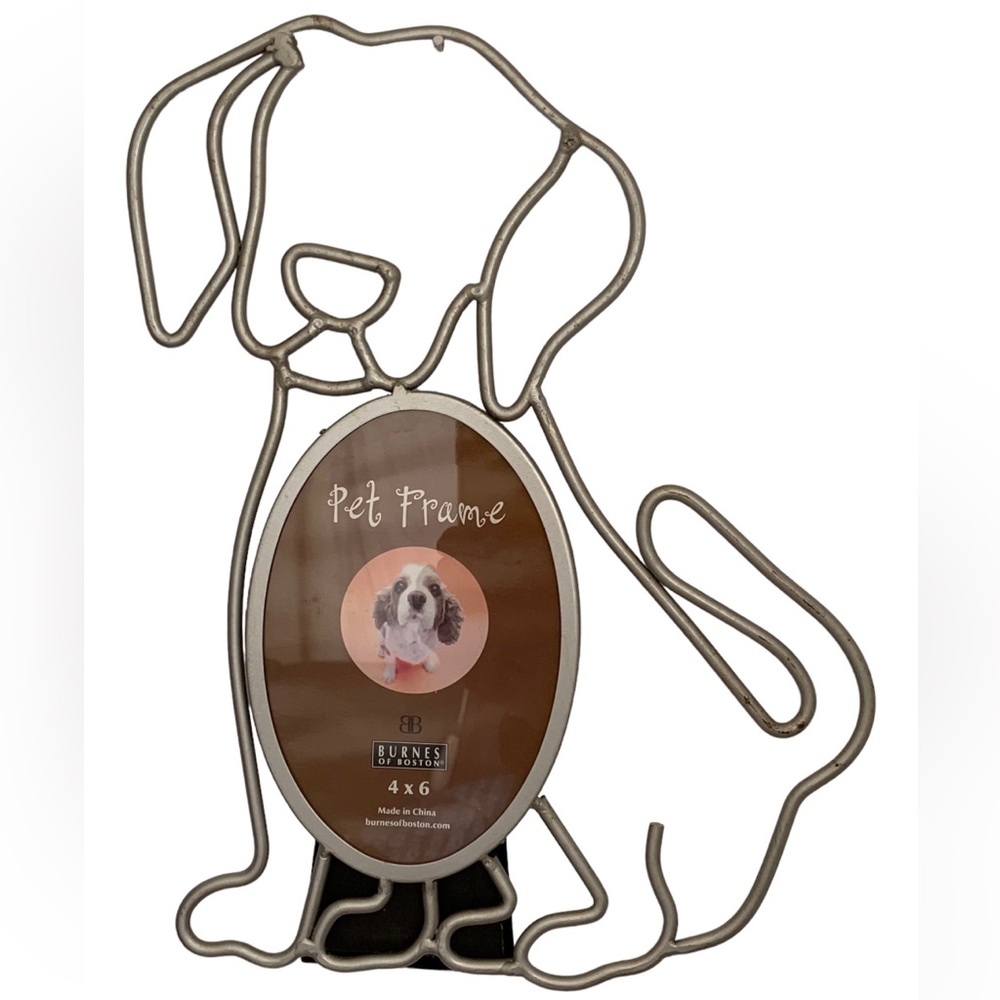 Pet Picture Frame / Dog Picture Frame / Metal Dog Picture / Frame / Puppy Lovers